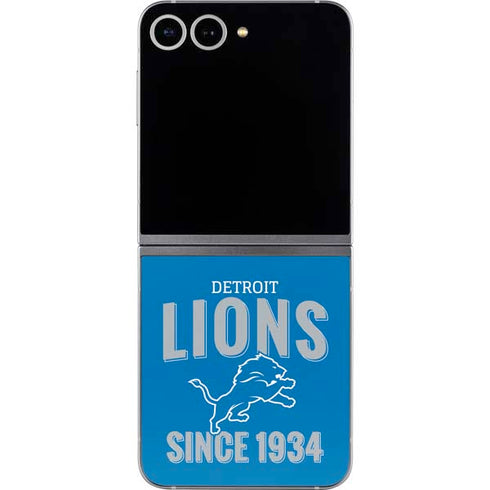 NFL Detroit Lions Helmet Galaxy Z Flip6 Skin
